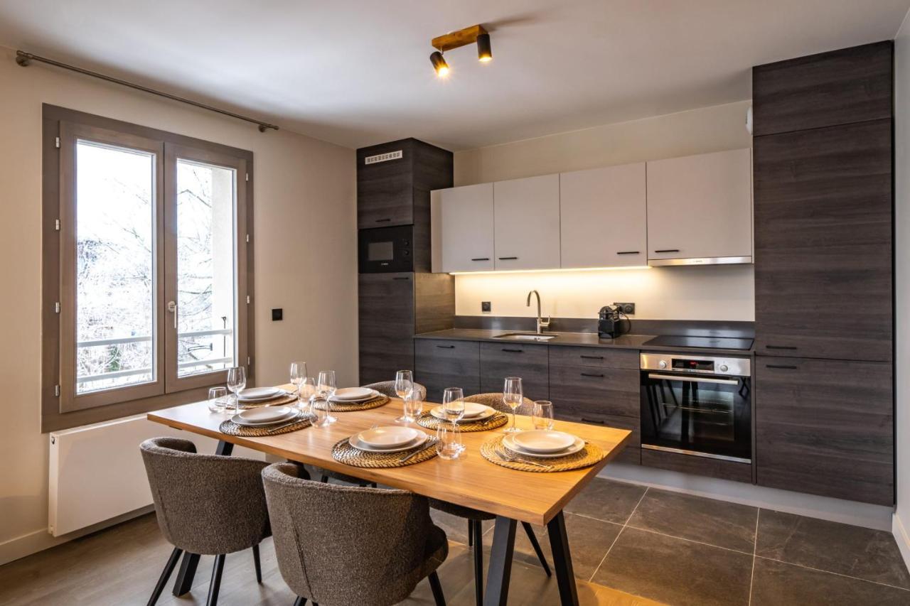 Perle Blanche - Brand New 2 Bedroom Apartment Perfectly Located シャモニー エクステリア 写真