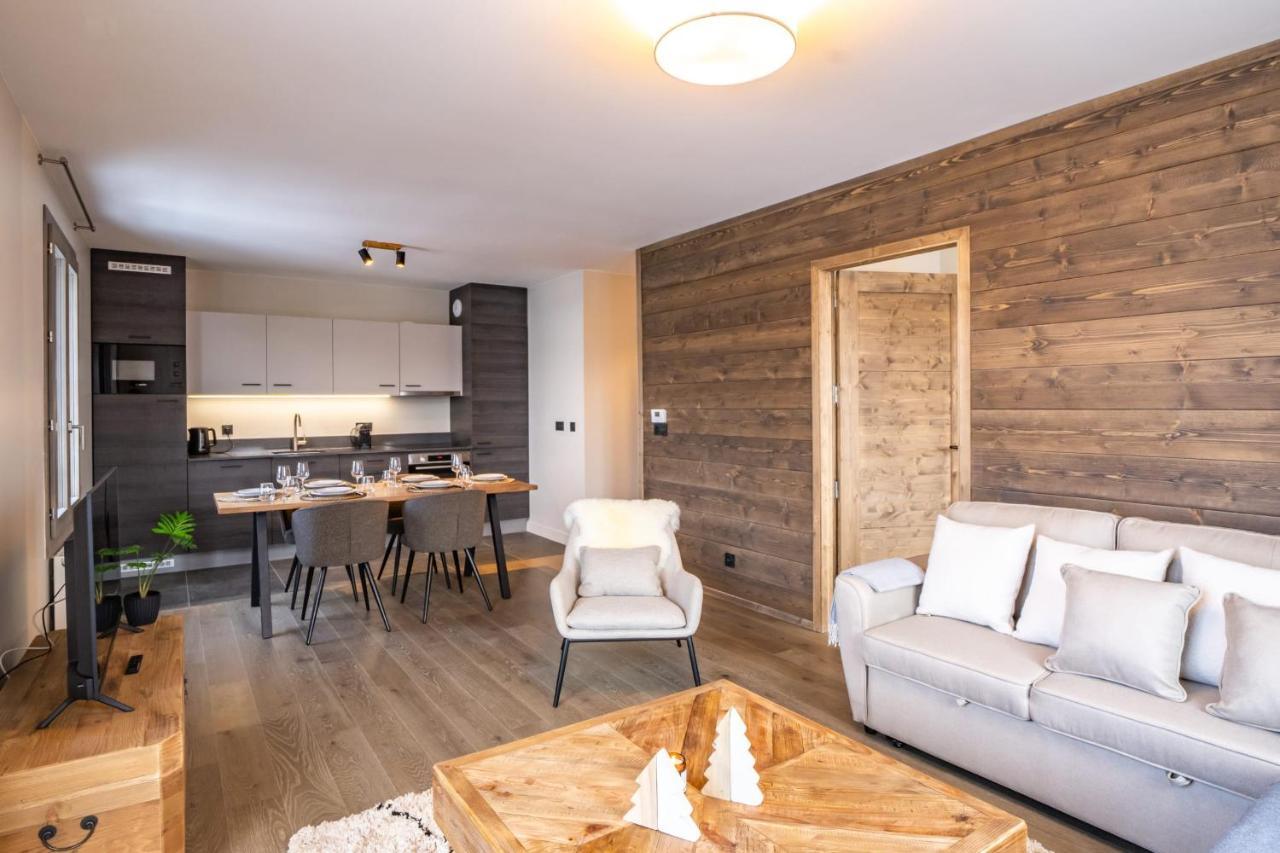Perle Blanche - Brand New 2 Bedroom Apartment Perfectly Located シャモニー エクステリア 写真