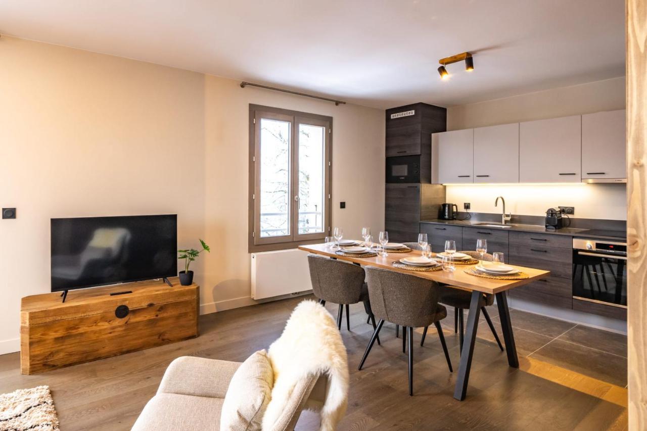 Perle Blanche - Brand New 2 Bedroom Apartment Perfectly Located シャモニー エクステリア 写真