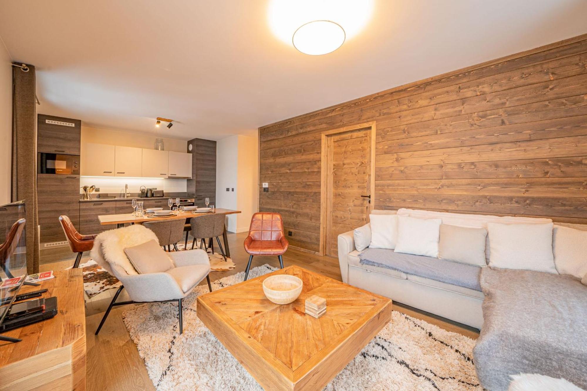 Perle Blanche - Brand New 2 Bedroom Apartment Perfectly Located シャモニー エクステリア 写真